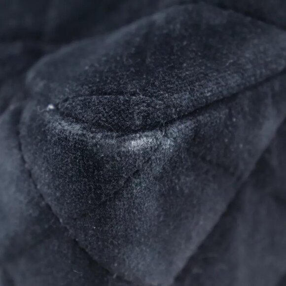 CHANEL ChainShoulder Shoulder Bag Matelasse30 black Velor Women - Picture 2 of 11